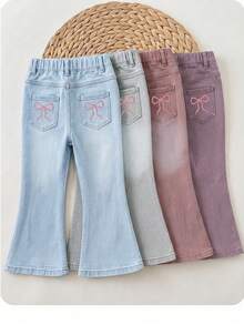2PCS Young Girls Pants - Multicolor - View 4