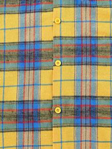 Genkimix Kids Young Boys Regular Length Plaid Short Sleeve Co-Ords With Ripped Details For Everyday Casual Wear Boy Kids Outfit Set Yellow Summer - Multicolor - View 8