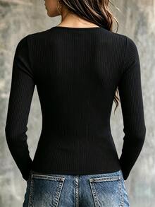 SHEIN Women T-Shirts - Black - View 3