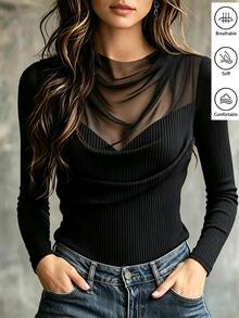 SHEIN Women T-Shirts - Black - View 2