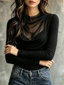 SHEIN Women T-Shirts - Black - View 7