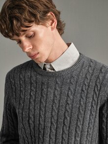 Calmiston Men's Solid Color Casual Versatile Daily Wear Long Sleeve Sweater Formal Old Money - Multicolor - View 11