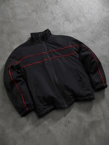 STYNVO Men's Winter Casual Versatile Puffer Jacket - Black - View 4