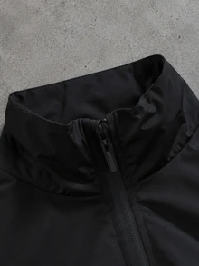 STYNVO Men's Winter Casual Versatile Puffer Jacket - Black - View 5