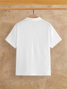 HIMLAND 男士短袖休閒透氣通勤度假 Polo 衫，黑色、棕色、白色，夏季款 - 彩色 - 查看 7