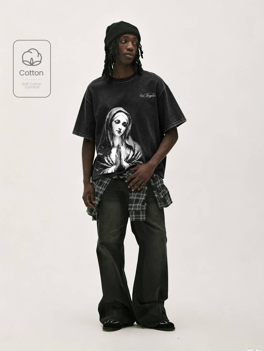 Baseblock Kaos Pria - Hitam - View 1