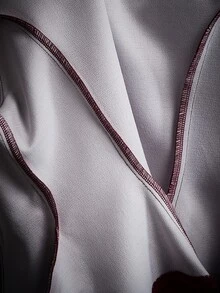 SHEIN ICON Women's Elegant Button Cut-Out Sexy Blazer - Burgundy - View 12