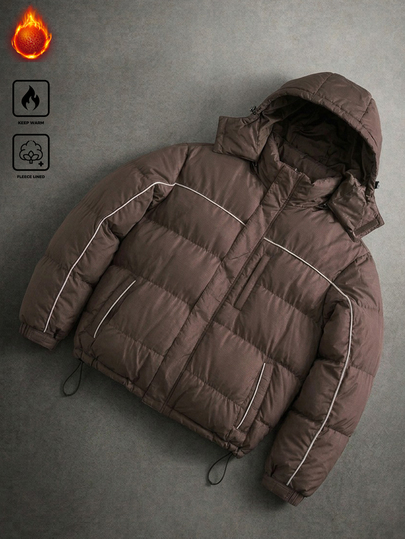 Abrigo acolchado de algodón con cremallera para hombre PAVTROS Otoño/Invierno