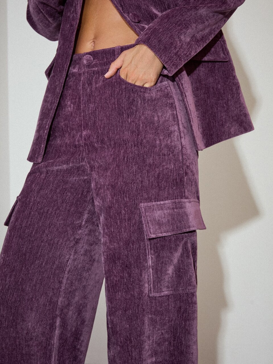 MOTF WOMEN'S CASUAL DAILY TRAVEL PANTS WITH POCKETS AND BUTTONS