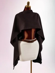 Amplova Women Overcoats - Coffee Brown - View 12