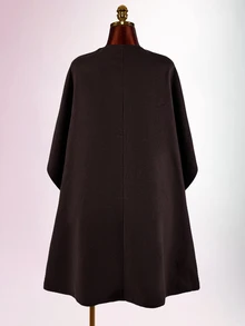 Amplova Women Overcoats - Coffee Brown - View 7