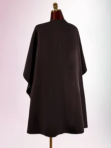 Amplova Women Overcoats - Coffee Brown - View 11