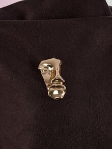 Amplova Women Overcoats - Coffee Brown - View 8