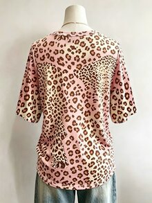 Lalippa 女款 T-shirt 女款街頭風上衣 街頭風格 圖案短袖 T-shirt 可愛夏季上衣 - 彩色 - 查看 2