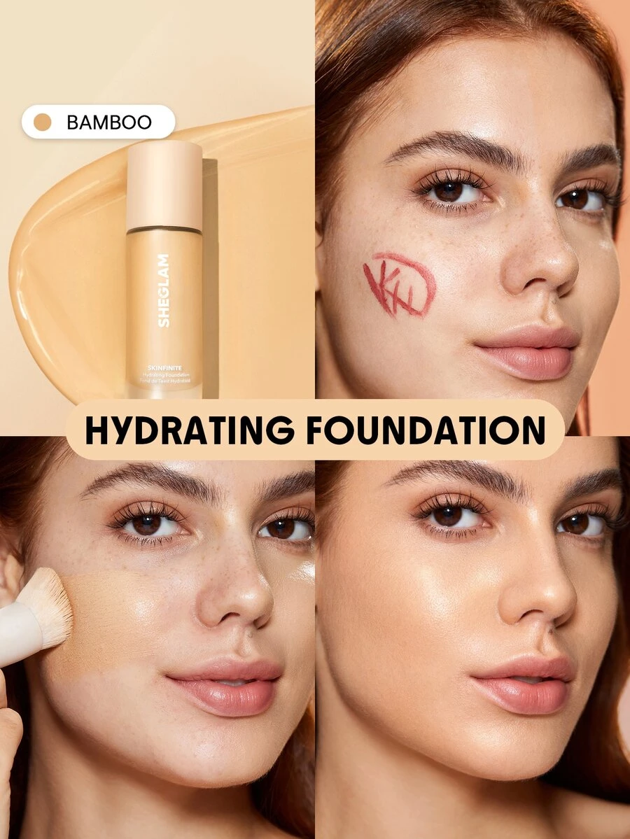 SHEGLAM Skinfinite 保濕粉底液-Bamboo 品牌美妝化妝品 適合女士與女孩 - 竹子 - 查看 1