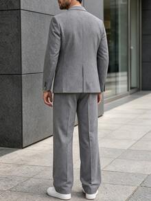 Manfinity Mode Costumes homme - Gris - Voir 2