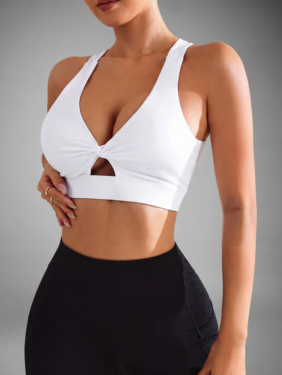 Slayform Slayform Women's Casual Sports Bra, Minimalist And Fashionable For Everyday Wear - White - View 1