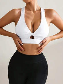Slayform Slayform Women's Casual Sports Bra, Minimalist And Fashionable For Everyday Wear - White - View 7