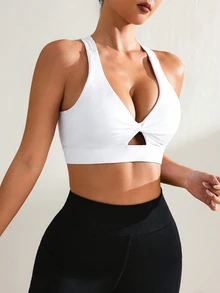 Slayform Slayform Women's Casual Sports Bra, Minimalist And Fashionable For Everyday Wear - White - View 5