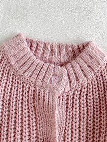 SHEIN Baby Girl Bow Decor Cardigan Autumn Fall - Multicolor - View 6