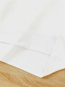 SHEIN 2套女童休閒時尚蝴蝶結豹紋印花T恤與內搭褲套裝，舒適日常穿著，適合春、夏、秋季 - 彩色 - 查看 4