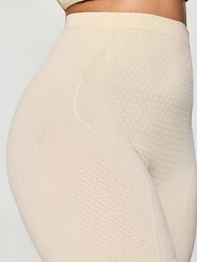 SHAPORA Bagian Bawah Korset Ukuran Plus Plain - Krem - View 5