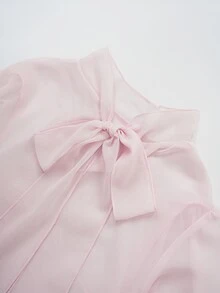 Fairmaia Oktoberfest Traditional German Women's Pink Chiffon Top And Dirndl Dress Set Including A Gorgeous Beaded Sequined Embroidered Apron - Pink - View 13