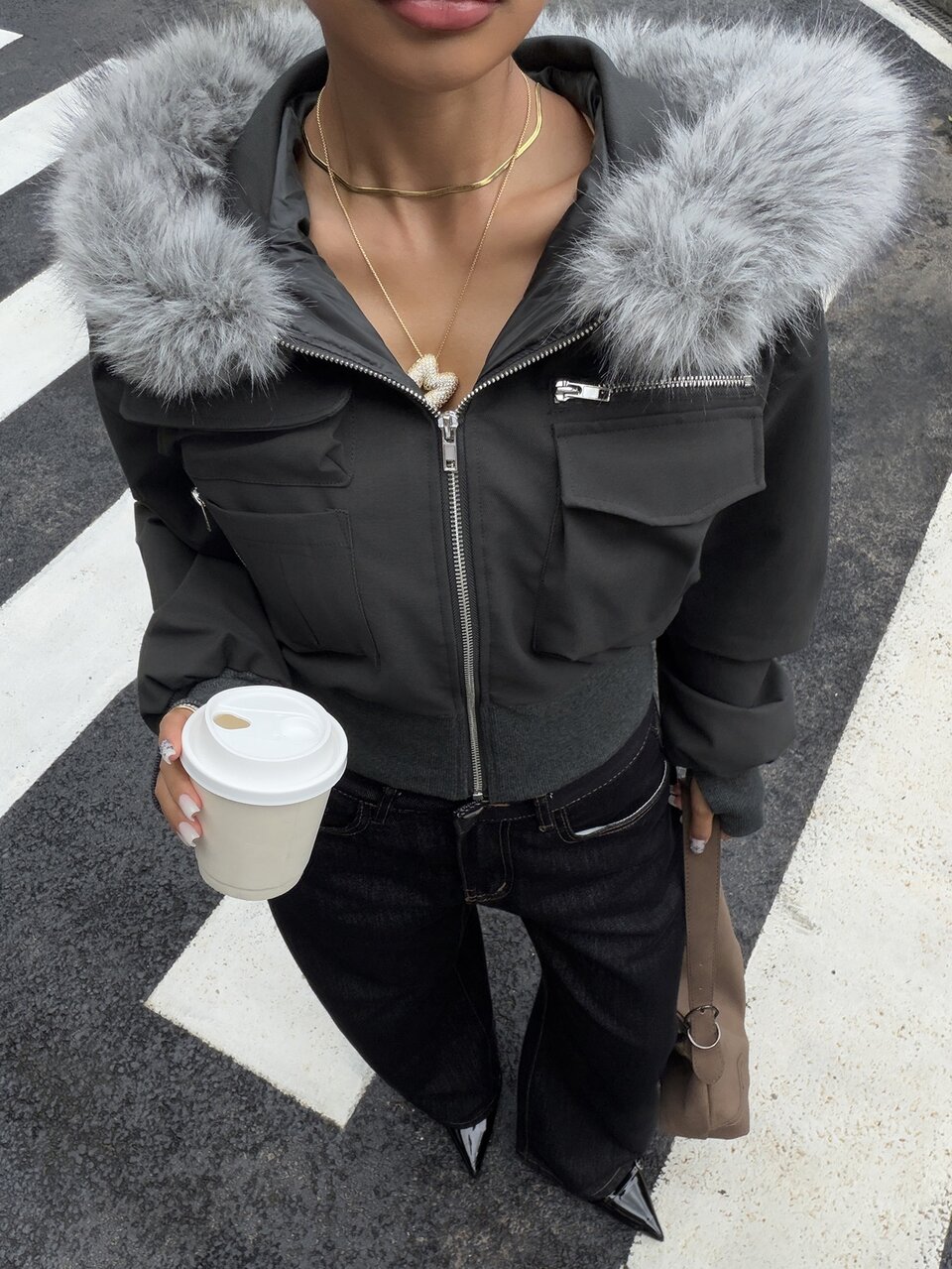 Women's Winter Casual Versatile Hooded Jacket Fall