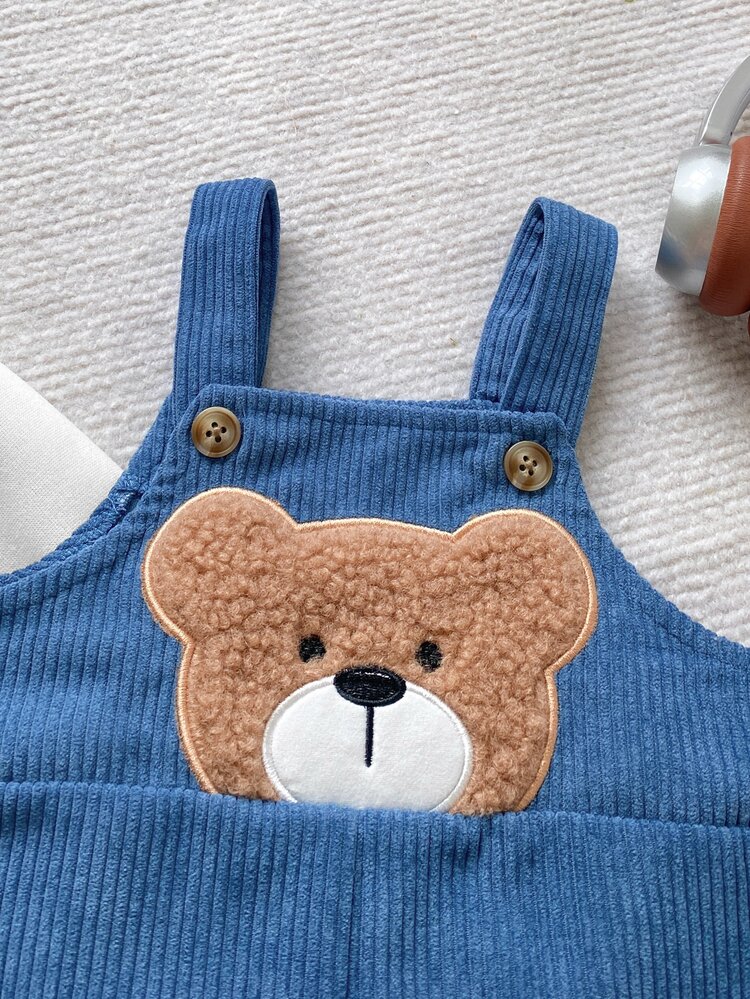 PrepCrw 1set(2pack) Baby Boys Hoodie Sweatshirt Co-Ords Holiday City Break Family Matching Photoshoot Off-White Sky Blue Autumn Kawaii Cute Racing - Blue - View 5