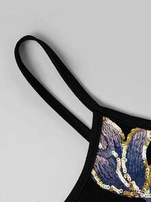 INAWLY Y2K Vintage Hibiscus Floral Print Graphic Strap Sleeveless Tank Top Summer Party Going Out Top - Multicolor - View 4