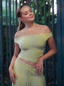 Bela Noronha Women Two Pieces Outfits For Daily Wear - Green - View 3