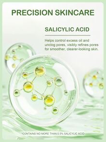 Slow Sunday Salicylic Acid Blemish Pen, Water-Oil Balance, Gentle Exfoliation, Help Absorb Excess Oil, Help Brighten The Appearance Of Dark Spots, Suitable For Summer & Autumn, Y2K, For Party & Gifts, Ideal For Party, Halloween - Green - View 2
