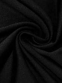 Breezaya Women Plus Size Summer Casual Contrast Mesh Dress - Black - View 6
