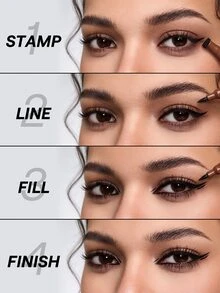 SHEGLAM Wing It 防水眼線筆雙頭-Brown 品牌美妝化妝品 適合女士與女孩 - 棕色 - 查看 3