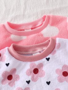 4件組女嬰睡衣 - 彩色 - 查看 6