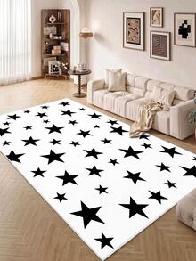 Digitally Printed Non-Slip Washable Runner And Area Rug Living Room Carpet, Modern Design | Modern, Scandinavian, Bohemian And Classic Styles | 100% Polyester - Grey - View 5