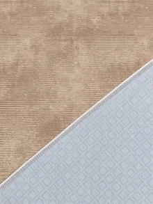 سجادة ممر وسجادة منطقة مطبوعة رقميًا غير قابلة للانزلاق وقابلة للغسل لغرفة المعيشة، تصميم حديث | أنماط حديثة واسكندنافية وبوهيمية وكلاسيكية | 100% بوليستر - أبيض كريمي - مشاهدة 3
