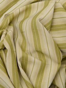 Nöista Womenswear Stripped Blouse In Fall Winter Colors, With A Neck Closing With Oriental Buttons In The Front, Perfect For Fall Winter Outfits. - Green - View 12