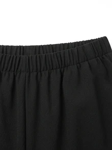 Balvessa 女款蕾絲拼接波點上衣與長褲休閒日常兩件套 - 彩色 - 查看 3