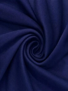 SHEIN Clasi Kaos Wanita Polos Kasual Serbaguna untuk Pemakaian Sehari-hari - Royal Blue - View 3