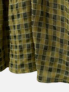Nöista Womenswear Shirt In Fall Winter Colors, With Triming In Contrast, Shirt With Volume, Perfect For The Back To School. - Green - View 11