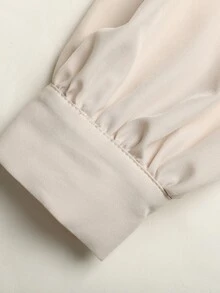 Tween女孩秋季長袖學院風格紋襯衫與裙子套裝，優雅可愛休閒洋裝 - 彩色 - 查看 6