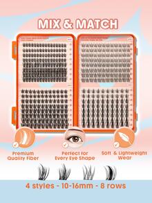 SHEGLAM Lash Pages 多風格混合睫毛叢 品牌美妝化妝品 適合女士與女孩 - 黑色 - 查看 3