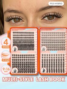 SHEGLAM Lash Pages 多風格混合睫毛叢 品牌美妝化妝品 適合女士與女孩 - 黑色 - 查看 1