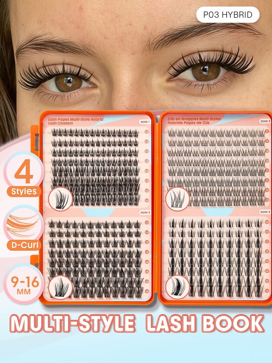 SHEGLAM Lash Pages 多風格混合睫毛叢 品牌美妝化妝品 適合女士與女孩 - 黑色 - 查看 1