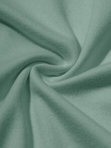 Islaluna Women Simple Solid Color Long Sleeve Casual Top Fall Cloth For Women - Green - View 8