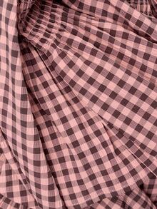 Nöista Shirt With A Ruffled Collar. Fitted. Cute Youthful.Slim Fit.Simple. Comfortable, Casual, Suitable For Fall/Winter,. - Dusty Pink - View 11