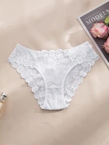 Snug Zone 8件組浪漫性感蕾絲女款三角內褲套裝 - 彩色 - 查看 7