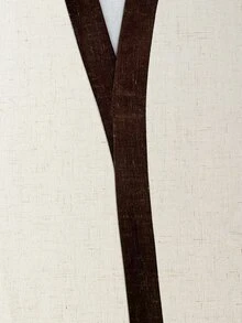EMERY ROSE Women's Linen-Like Casual Color Block Sleeveless Dress - Beige - View 7
