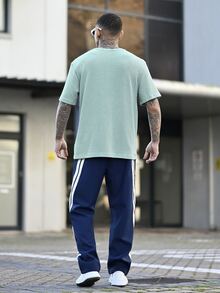 Devon Thys Kaos Pria Ditambal Plain Casual - Mint Green - View 5